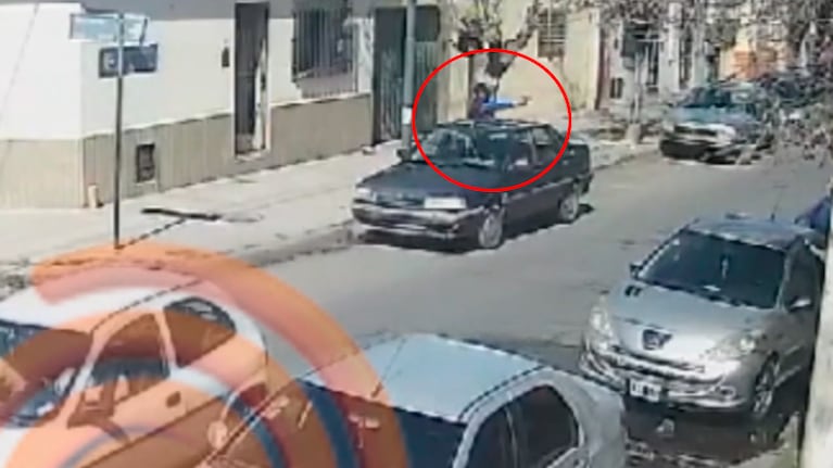 El momento en el que dispararon contra el club Yapeyú.