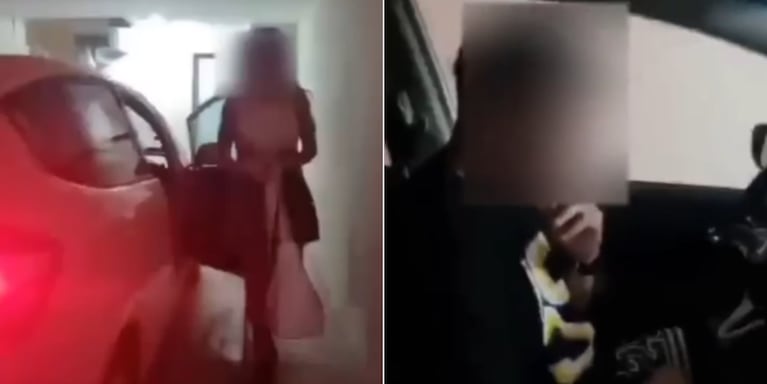 El momento en el que el hombre descubrió la infidelidad.