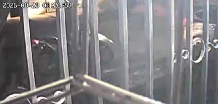 El momento en el que los delincuentes atacaron.
