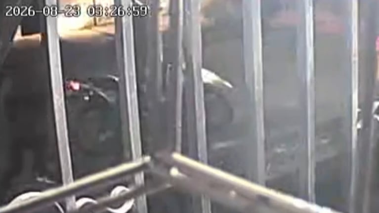 El momento en el que los delincuentes atacaron.