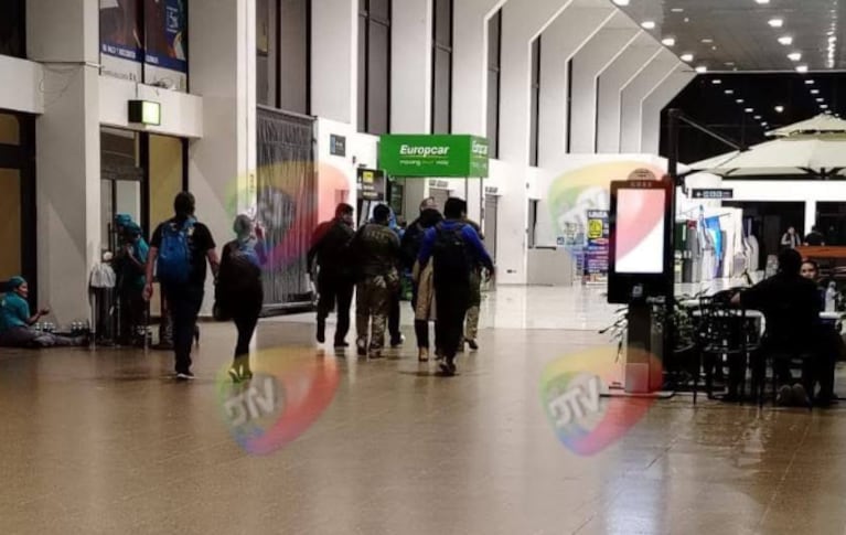 El momento en el que Luck Ra fue aprehendido en Bolivia.