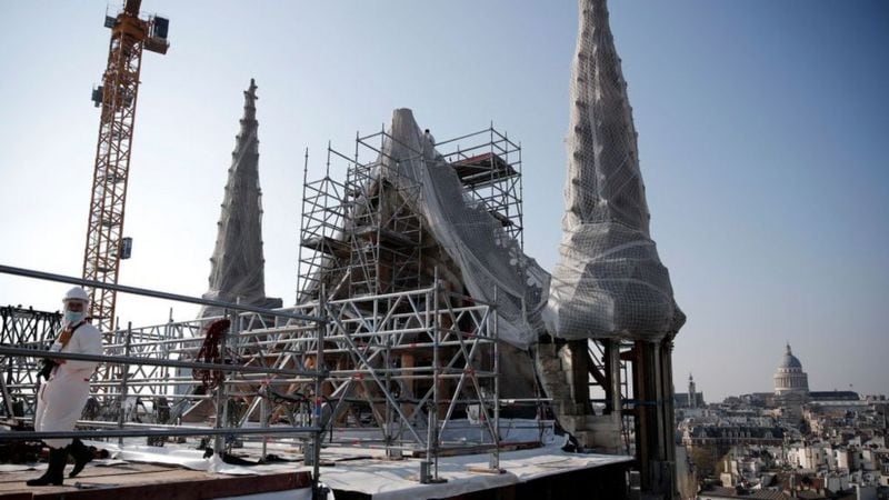 El monumento histórico de París podría ser reabierto en 2024. Foto: Getty Images.