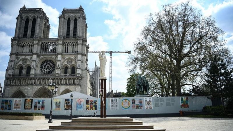 El monumento histórico de París podría ser reabierto en 2024. Foto: Getty Images.