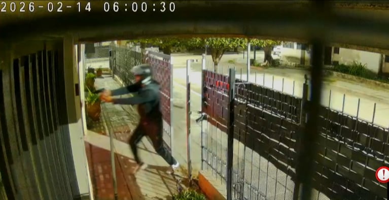 El motochoro apareció de repente pero no se robó nada.