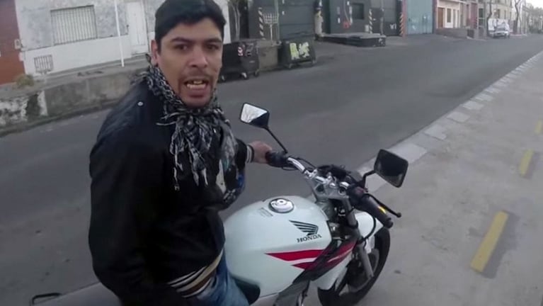 El motochoro de hace siete años quedó detenido por golpear a su mujer.
