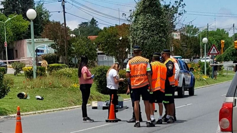 El motociclista chocó contra un auto conducido por una jubilada. (Foto: La Estafeta)