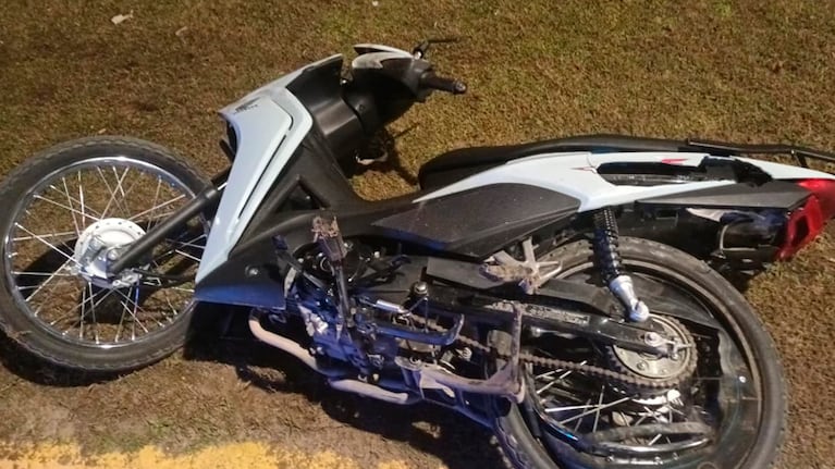 El motociclista fue derivado en grave estado.