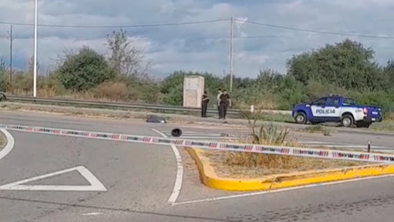 El motociclista murió en el acto. Foto: Radio Verdad.