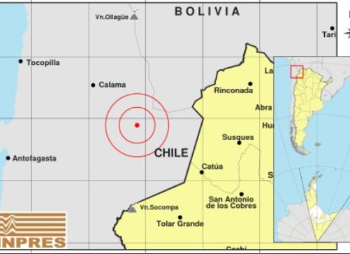 El movimiento telúrico tuvo una profundidad de 161 kilómetros.