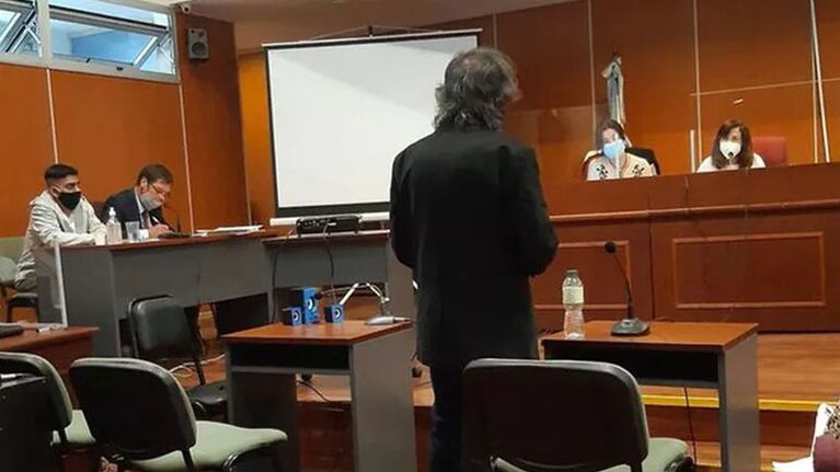 El músico de Los Nocheros ante los jueces.