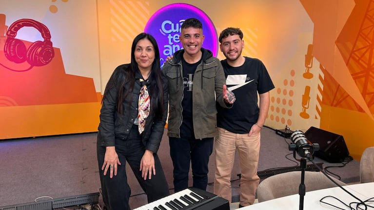 El músico pasó por Cuarteteando con la Negra y la rompió con intros jimeneras.