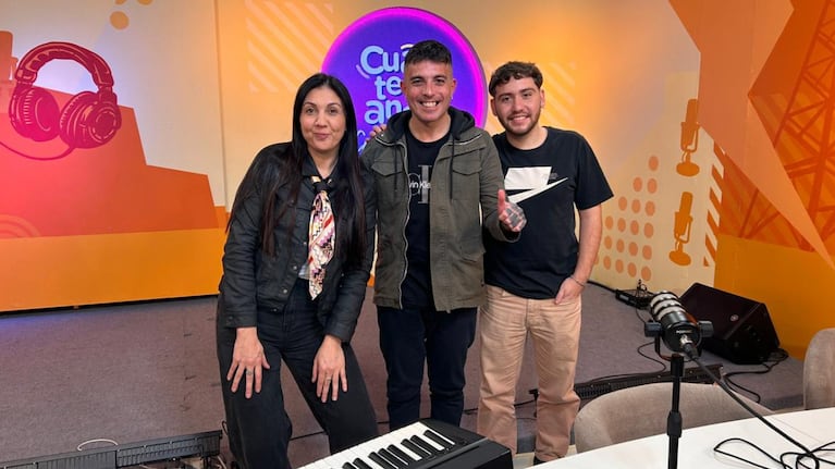 El músico pasó por Cuarteteando con la Negra y la rompió con intros jimeneras.