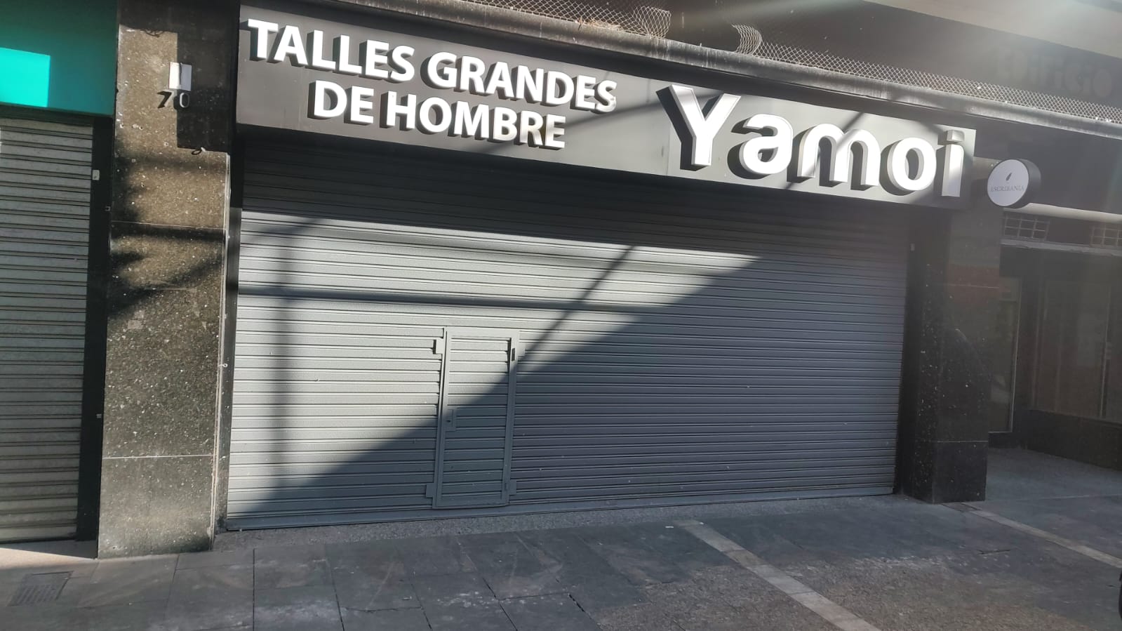 El negocio donde ocurrió el hecho, en pleno centro de la ciudad de Córdoba.