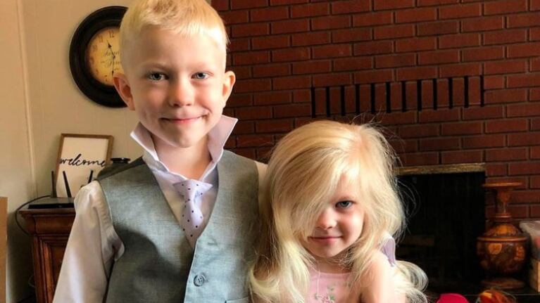 El nene de 6 años actuó a tiempo y salvó a la hermana menor.