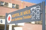 El nene está internado en el Hospital de Niños.