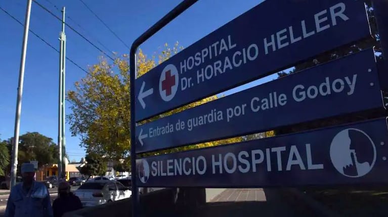 El nene fue trasladado al hospital Heller de Neuquén, pero no pudieron salvarlo. (Foto: gentileza Río Negro).