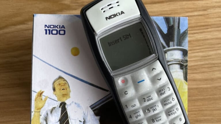 El Nokia 1100, una joyita de archivo.