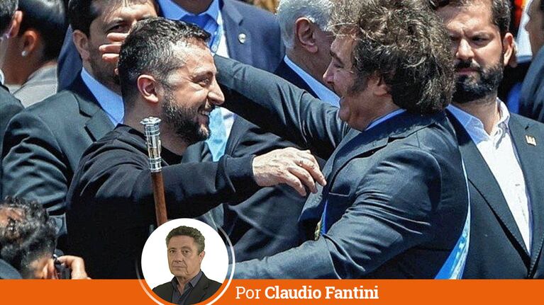 El notable encuentro de Milei con Zelenski