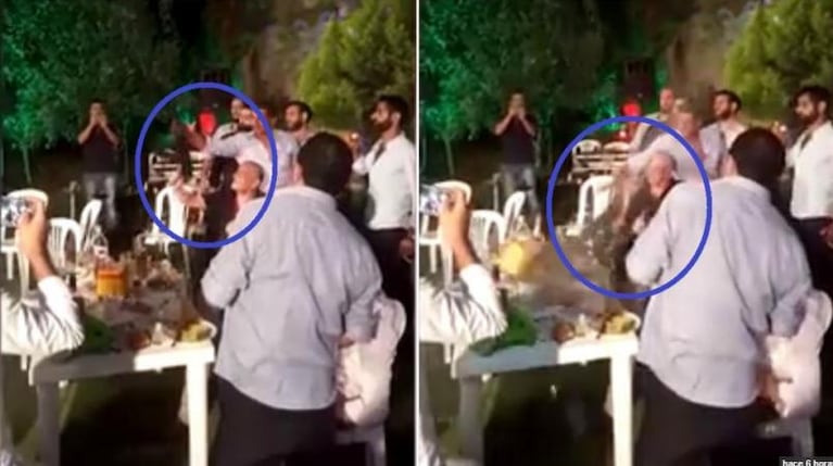El novio baleó al fotógrafo en medio de la boda