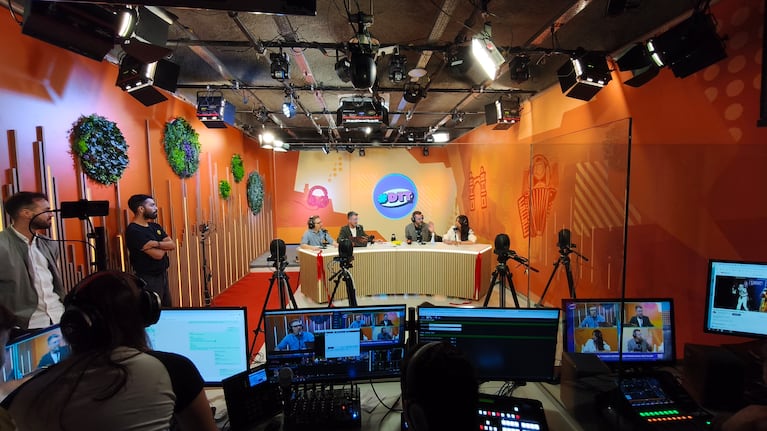 El nuevo estudio, listo para la acción.