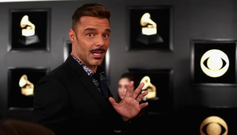 El nuevo look de Ricky Martin y su hijo Matteo en los Grammy