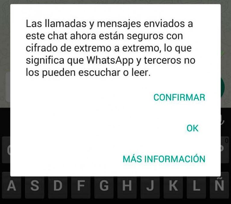 El nuevo mensaje de WhatsApp que alertó a los usuarios