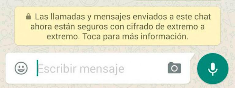 El nuevo mensaje de WhatsApp que alertó a los usuarios