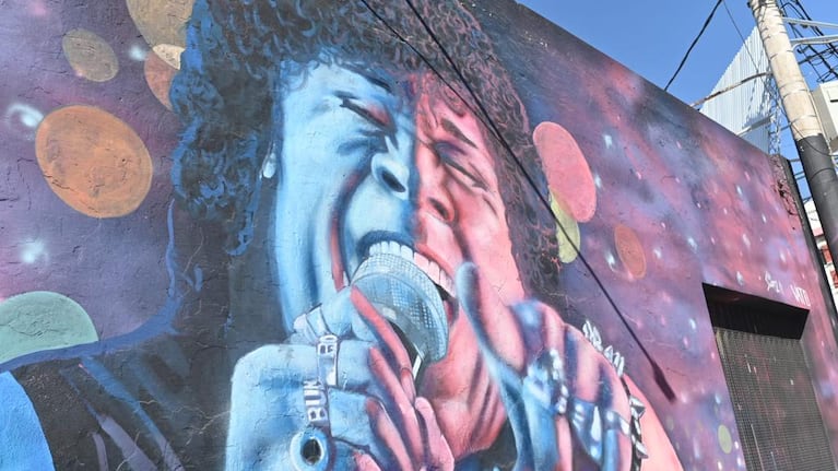 El nuevo mural de La Mona en las paredes del Sargento.
