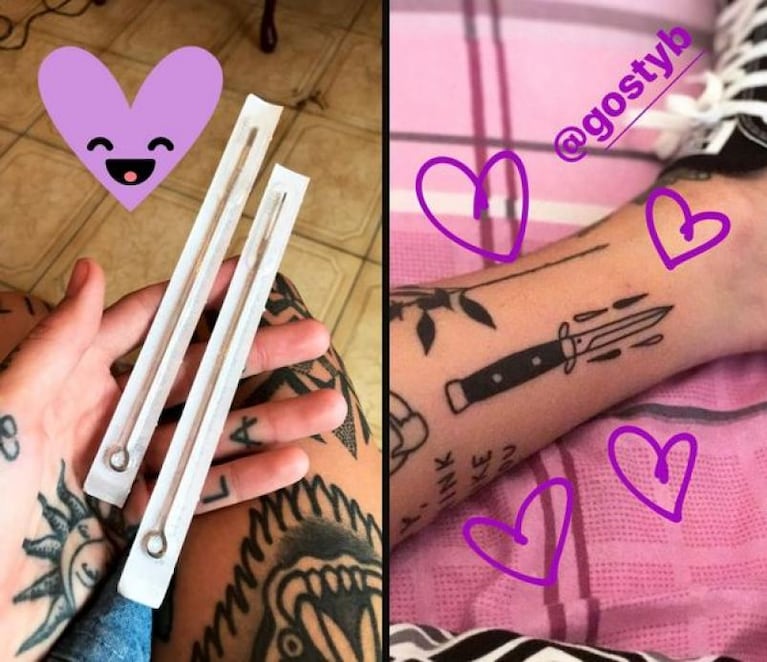 El nuevo tatuaje de Cande Tinelli que causa mucho miedo