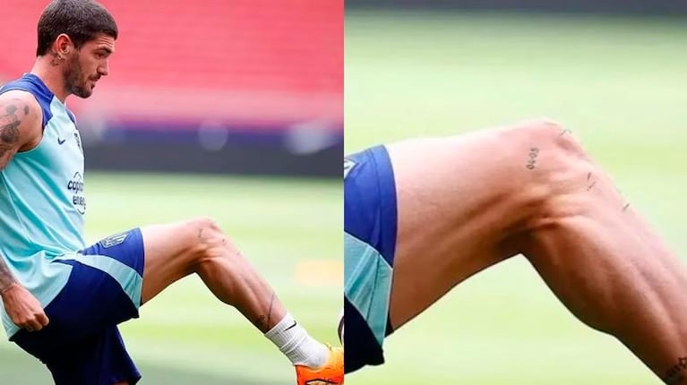 El nuevo tatuaje de De Paul y una fecha especial con Tini