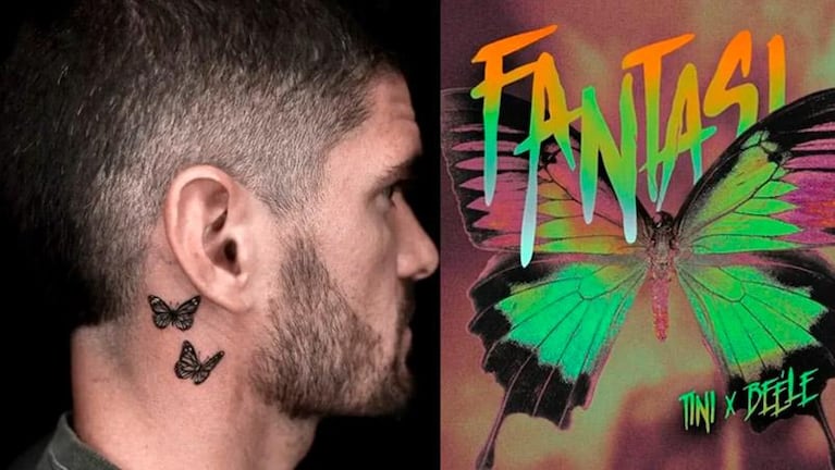 El nuevo tatuaje que se hizo De Paul con un gesto a Tini
