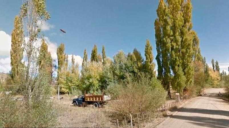 El objeto de El Cholar tomado por casualidad en Street View.