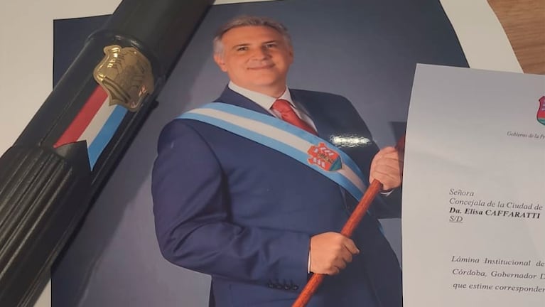 El obsequio recibido por los concejales.