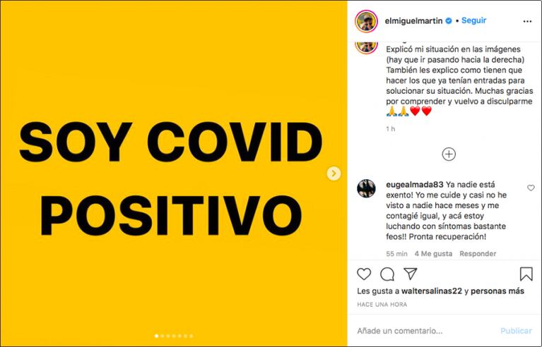 El Oficial Gordillo dio positivo de coronavirus: "Hice todo lo que estuvo a mi alcance y me tocó"