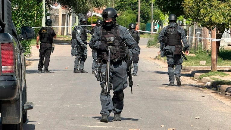 El operativo de la FPA en la zona norte de Córdoba.