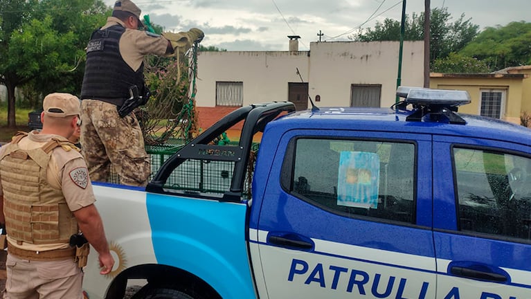 El operativo de rescate en Alejo Ledesma.