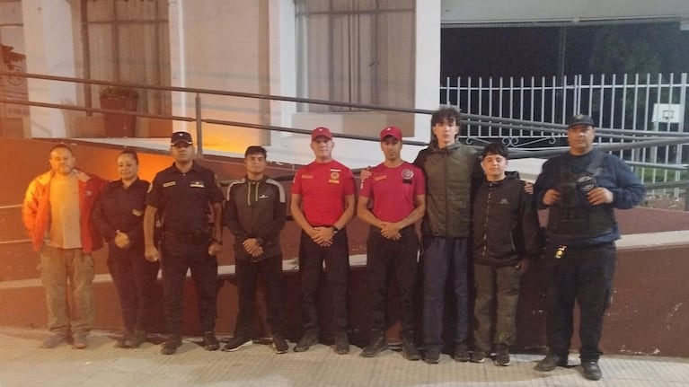 El operativo de rescate se desplegó en la zona del dique Los Alazanes, en Capilla del Monte.