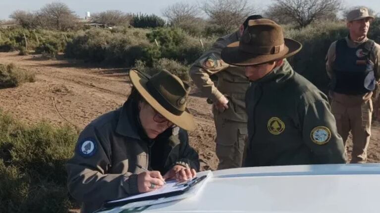 El operativo del la Patrulla Rural durante el fin de semana.
