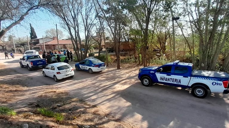 El operativo en el que detuvieron a los asesinos de la escritora. Foto: TDC Red.