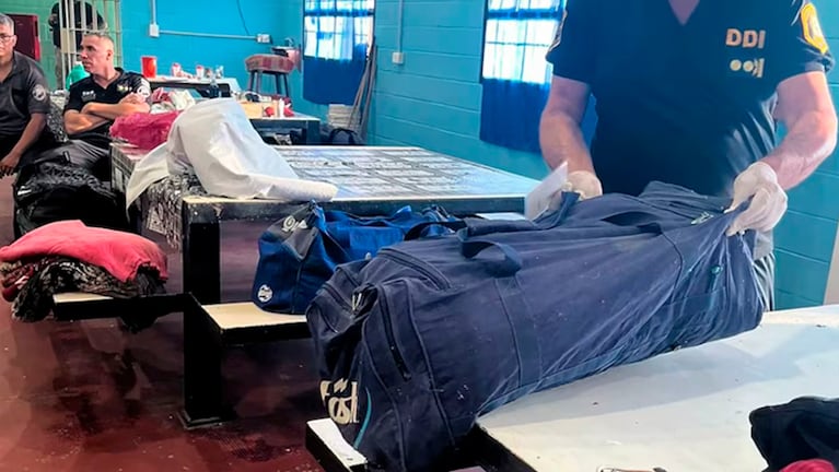 El operativo en la celda de Novillo.