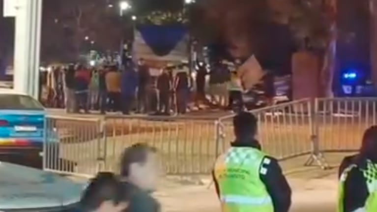 El operativo en la feria histórica en proximidades de Villa El Libertador. Foto: captura de video.