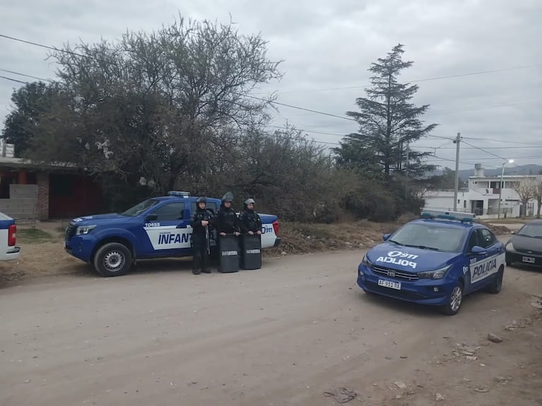 El operativo policial en Alta Gracia.  