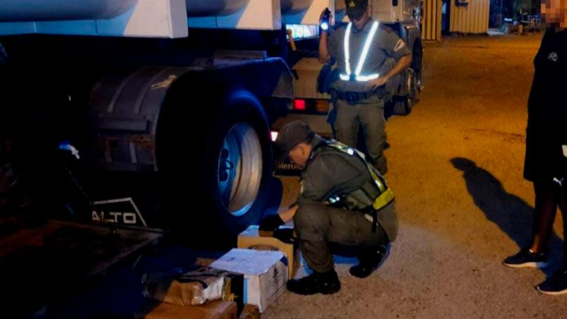 El operativo se llevó a cabo en la ruta nacional 7. 