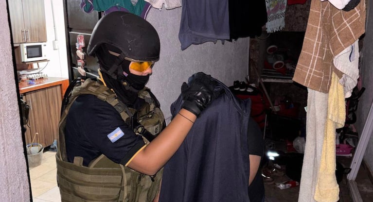 El operativo se llevó a cabo en un domicilio de Malagueño.