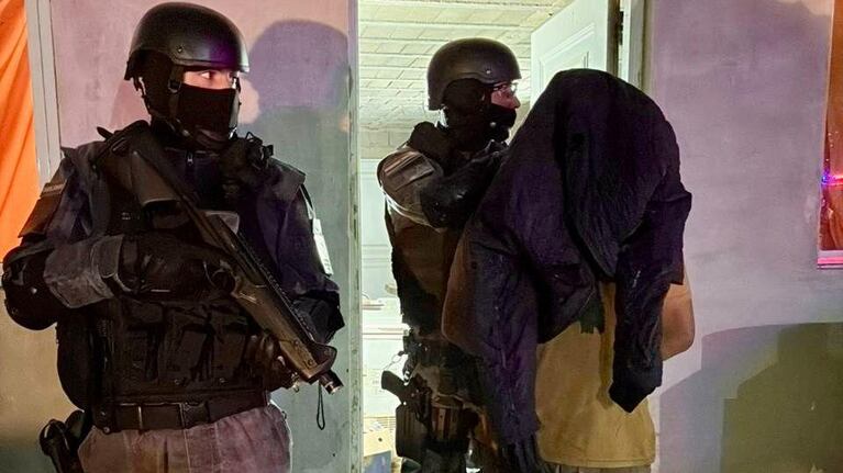 El operativo se llevó a cabo en una vivienda de la ciudad de Cosquín.