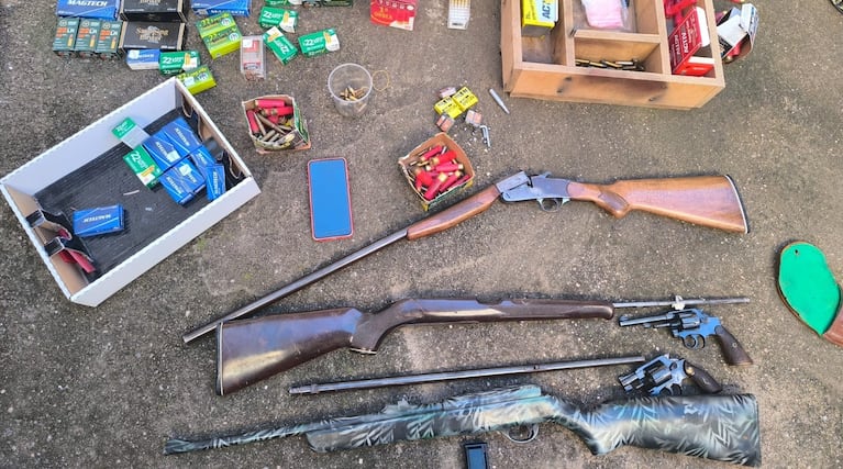 El operativo se realizó en la localidad de Villa Sarmiento, en el departamento San Alberto.