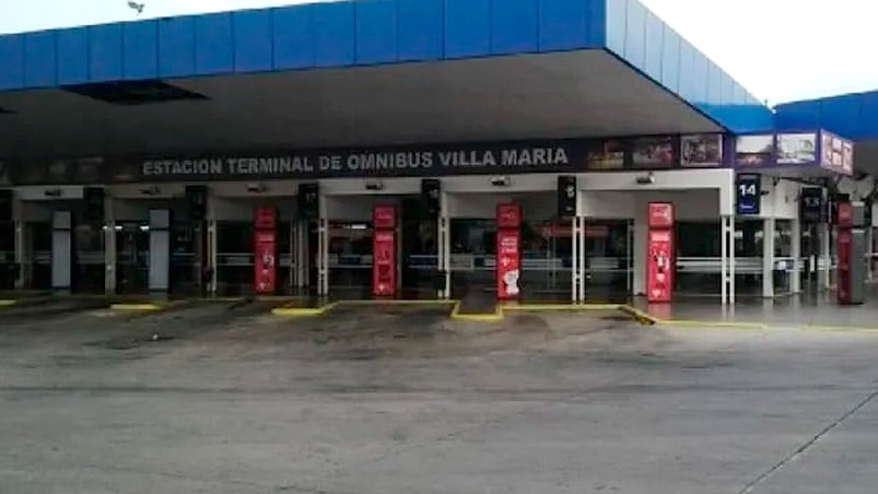 El operativo se realizó en la Terminal de Ómnibus de Villa María.