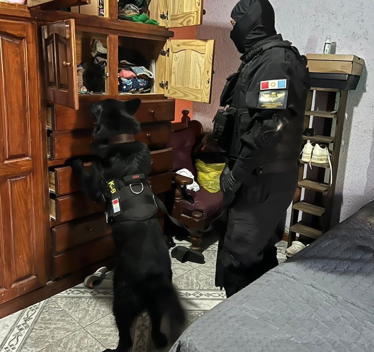 El operativo se realizó en una vivienda de barrio Sol Naciente, Córdoba.