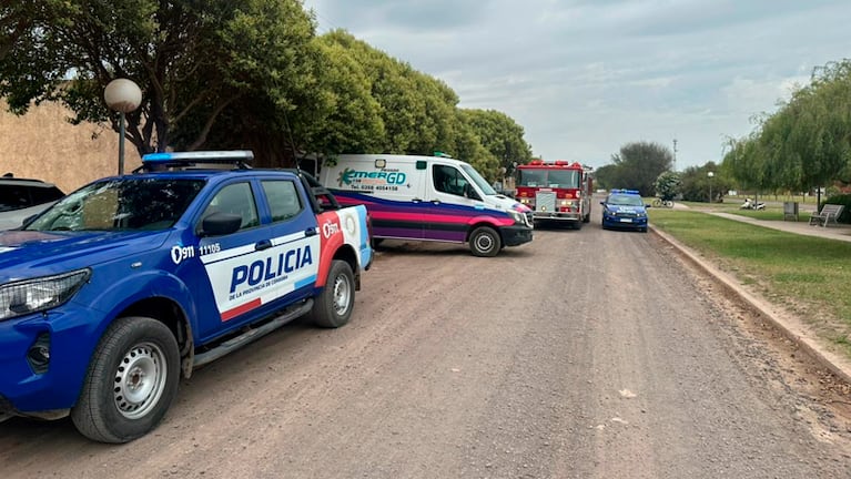 El operativo sorprendió este viernes a General Deheza. Foto: Radio Vos.
