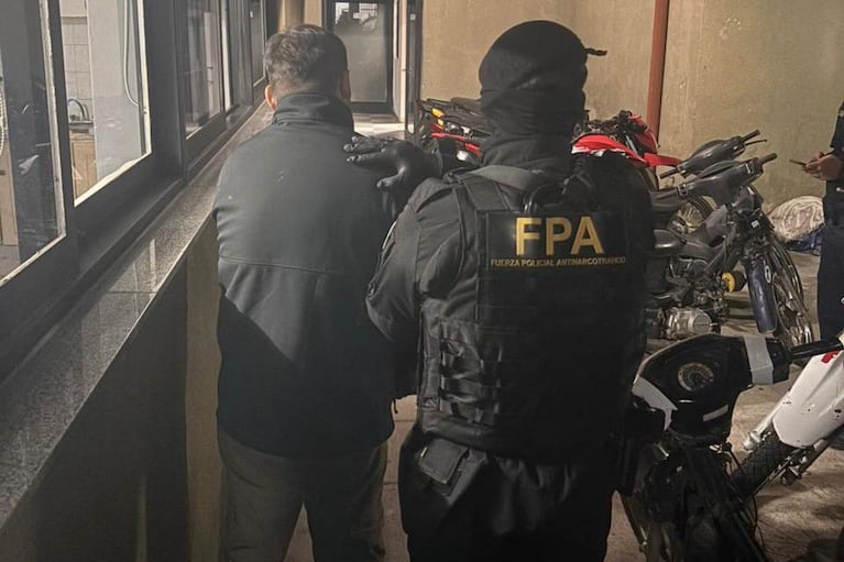 El operativo terminó con un detenido.